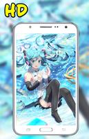 HD Hatsune Miku Wallpaper Ekran Görüntüsü 1