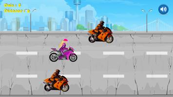 Motorbike Rider for Barbie Affiche