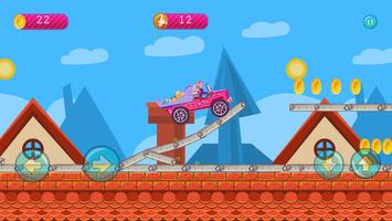 Hill Truck Climbing for Barbie screenshot 1