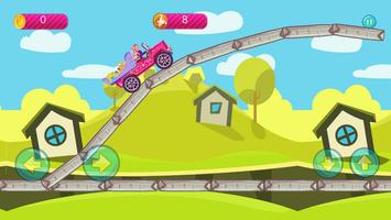 Hill Truck Climbing for Barbie captura de pantalla 2