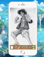 Рисование аниме-персонажа Шаг за шагом скриншот 1