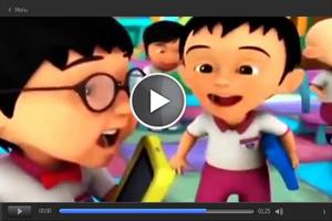 Song Collection Upin Singing and Ipin Rocking Affiche