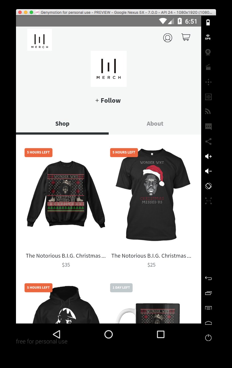 design your own merch app