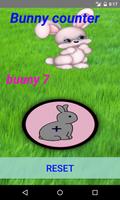 Bunny counter Affiche