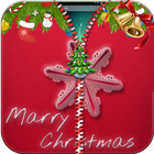 Merry Christmas Zipper Lock icon