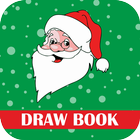 Merry Christmas images - Draw book icône