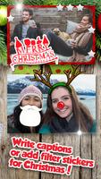 Merry Christmas Photo Stickers Editor capture d'écran 1