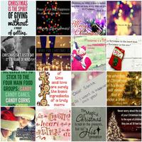 Merry Christmas Quotes & Cards poster