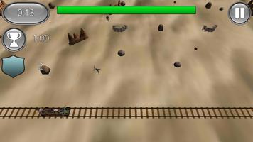 Rail Trolley Machine Gunner 3D capture d'écran 3