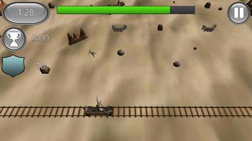 Rail Trolley Machine Gunner 3D screenshot 1