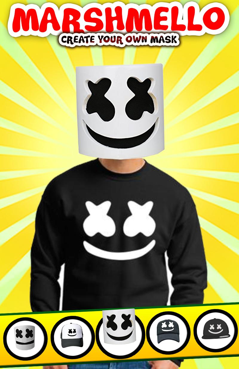 Marshmello Face Photo Editor For Android Apk Download - marshmello face for free roblox