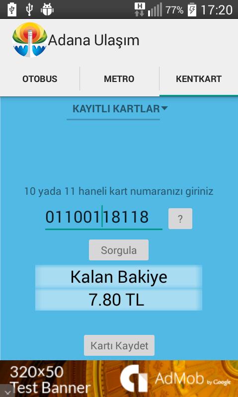Turkiye Adana Metrosu Guzergah Haritasi