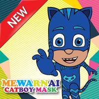 Mewarnai Catboy Mask Affiche