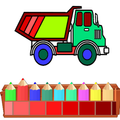 Mewarnai Dump Truck