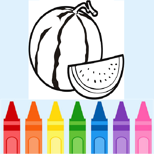 Frutas para colorear