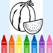 Frutas para colorear