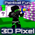 Paintball Fun 3D Pixel biểu tượng