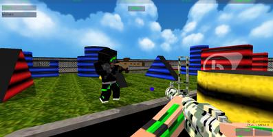 Paintball Fun 3D Pixel capture d'écran 2