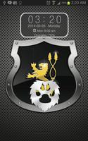 Metal Lion Go Locker Theme Affiche