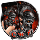 Metall-Soldat-Schädel-Thema APK