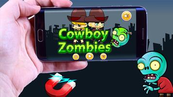 Metal cowboy Shooter zombies soldier poster
