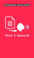 Text 2 Speech 海报