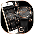 Luxurious Metallic Watch Theme APK