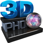 3D-Telefon-Technologie-Thema Zeichen