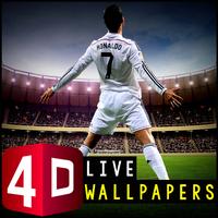 4D Ronaldo Live Wallpapers постер
