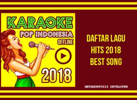 Karaoke Offline Pop Indonesia 2018 स्क्रीनशॉट 2