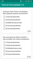 Teste de Personalidade ảnh chụp màn hình 1