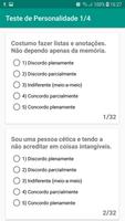 Teste de Personalidade capture d'écran 1