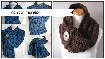 Easy Crochet  Cowl Scraf Patterns poster