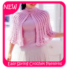 Modèles au printemps faciles au crochet icône