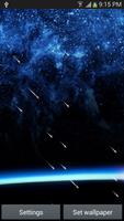 Meteor Shower Live Wallpaper اسکرین شاٹ 1