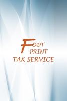 FOOT PRINT TAX SERVICES plakat