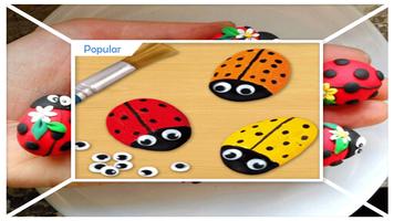 Creative DIY Ladybug Painted Rocks capture d'écran 1