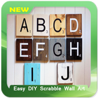 ikon Mudah DIY Scrabble Wall Art