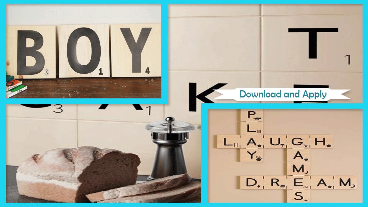 Easy Diy Scrabble Wall Art For Android Apk