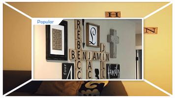 Easy DIY Scrabble Wall Art capture d'écran 1