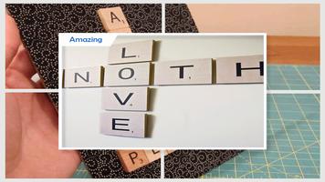 Easy DIY Scrabble Wall Art capture d'écran 2