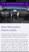 METROPOLITAN MOTORS NG screenshot 3