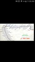 Oran Tram Map poster
