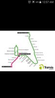 Murcia Tram Map poster