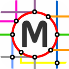 Malaga Metro Map ไอคอน