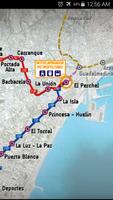 Malaga Metro Map syot layar 1