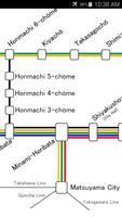 Matsuyama Tram Map captura de pantalla 1