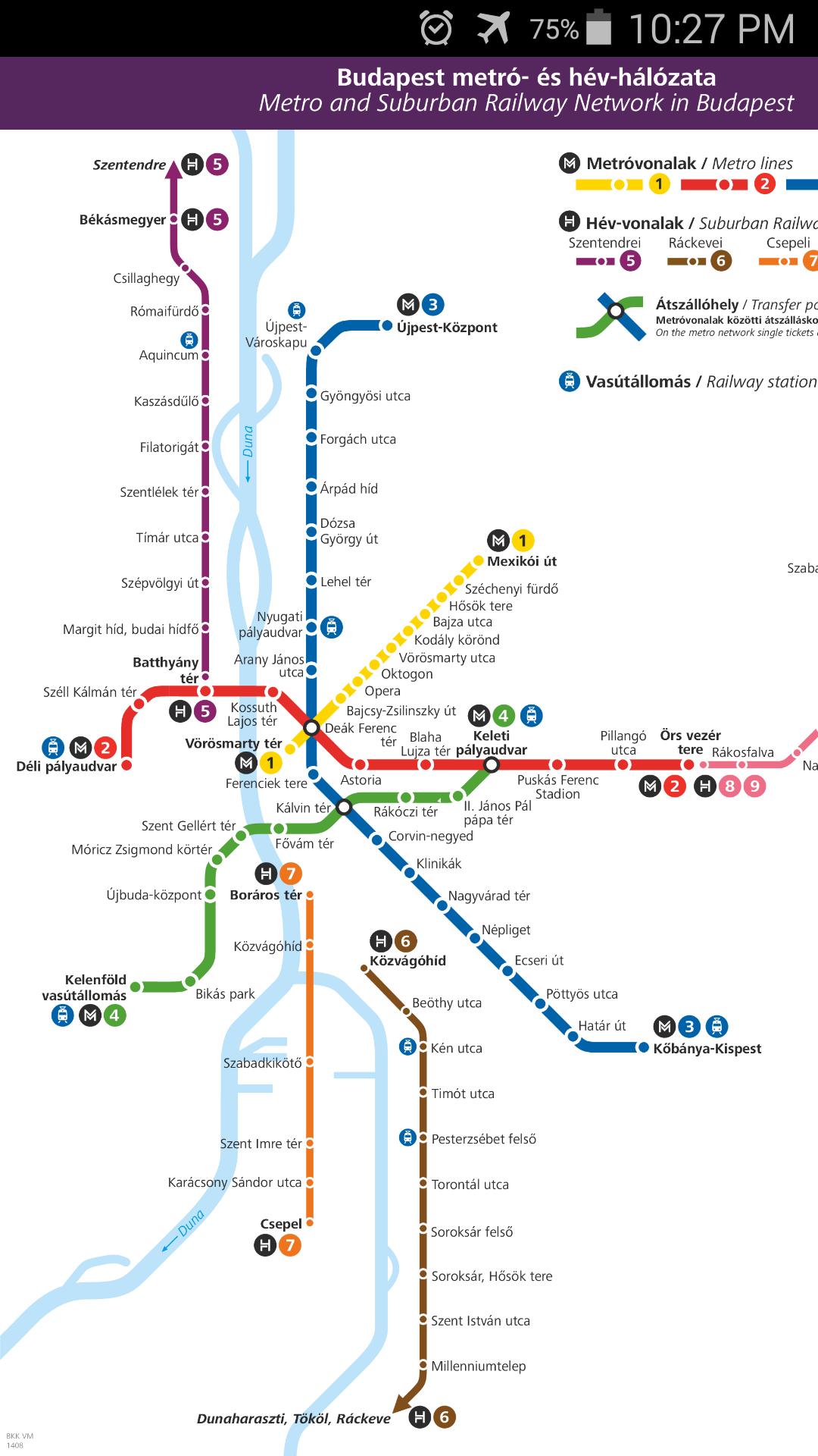 Budapest Metro Map For Android Apk Download