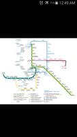 Bangkok Metro Map Affiche