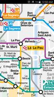 Barcelona Metro & Rail Map syot layar 2